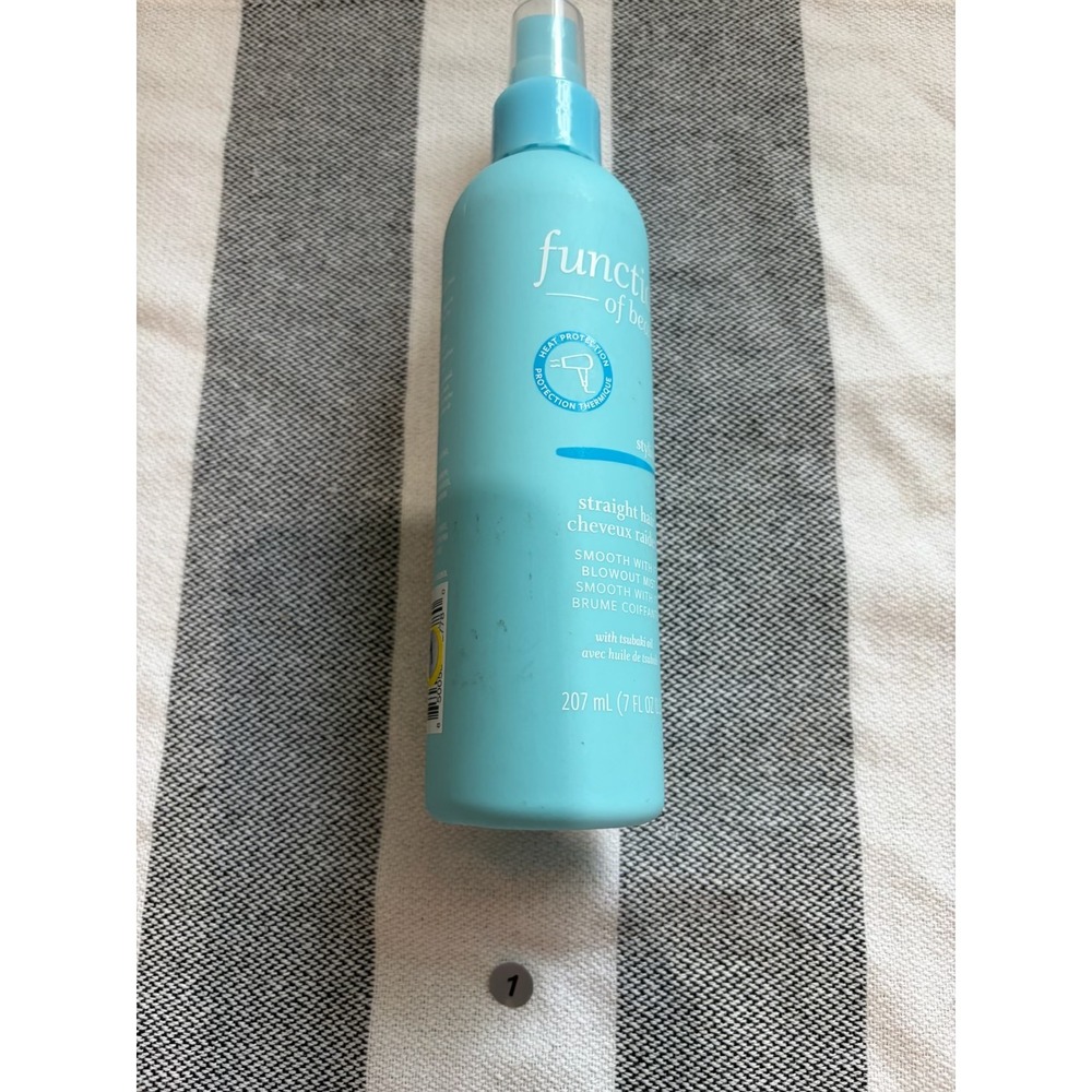 Function of Beauty Straight Hair Smooth With Blowout Mist Heat Protection 7oz